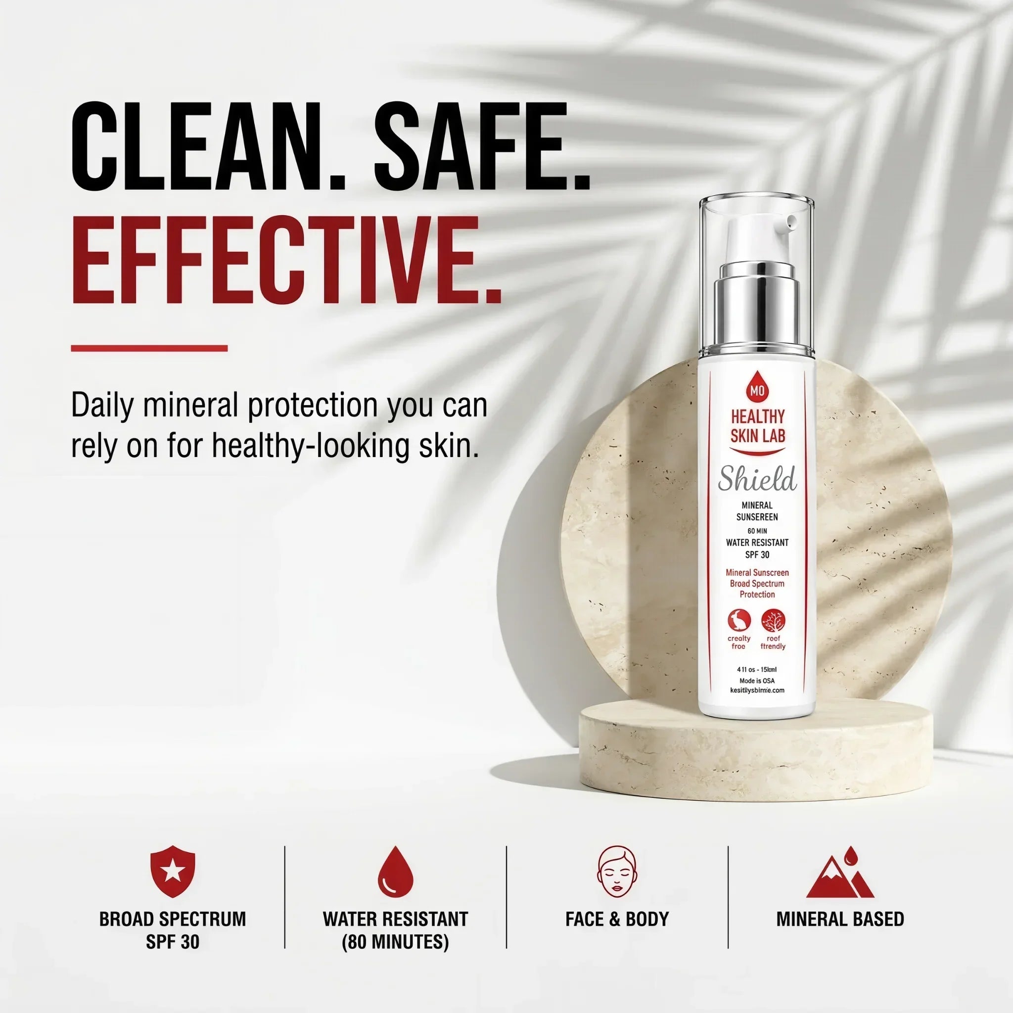Shield Mineral Sunscreen (SPF 30)