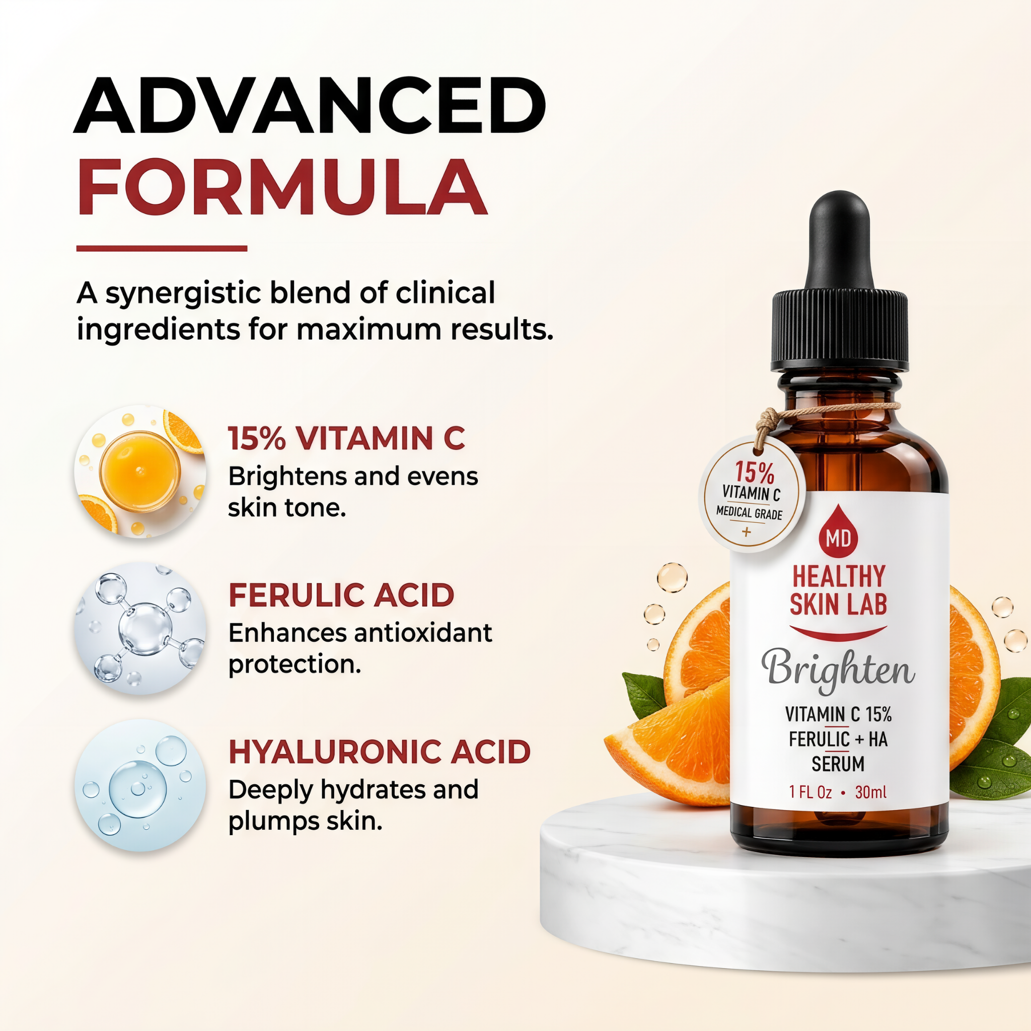 Brighten Serum (15% Vitamin C)