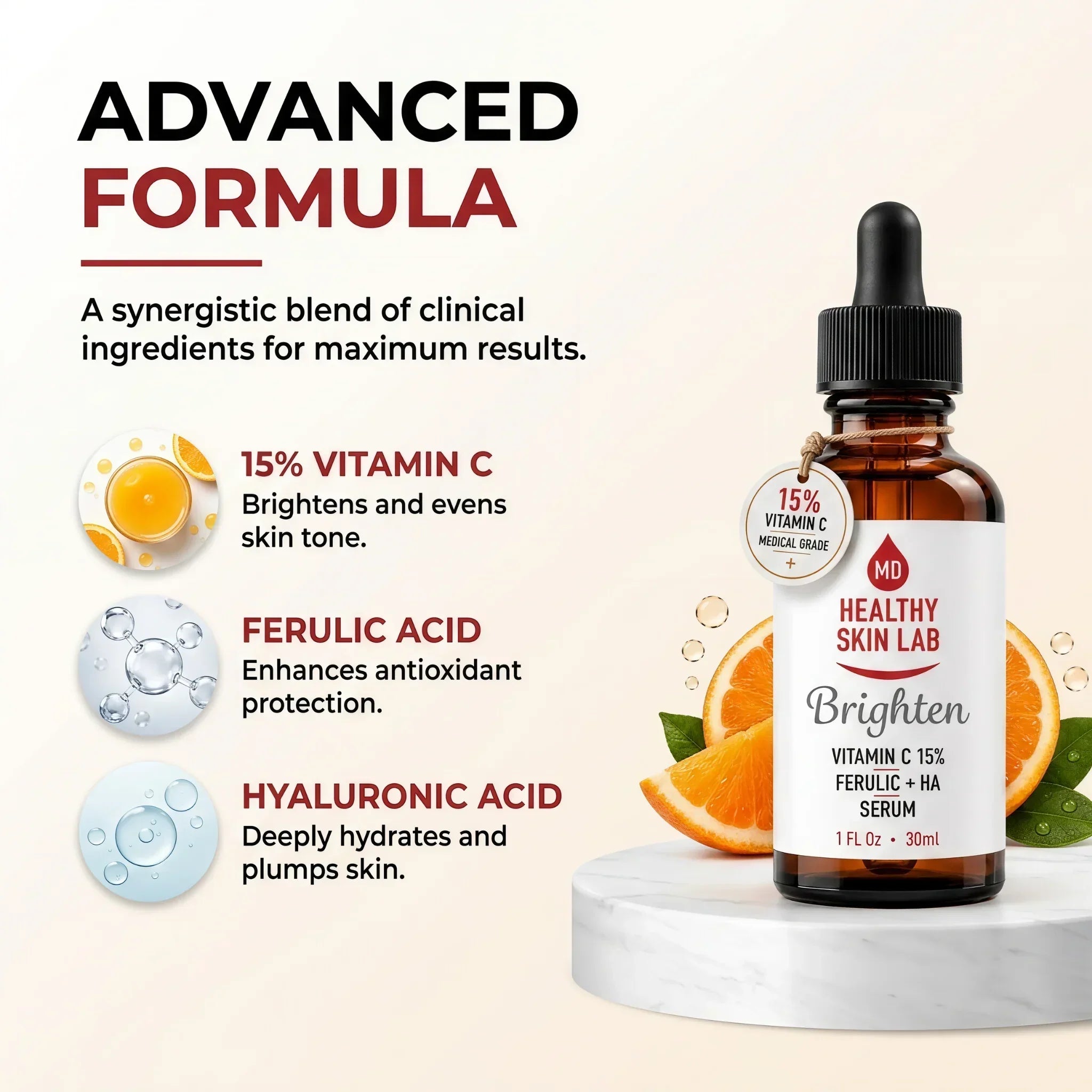 Brighten Serum (15% Vitamin C)