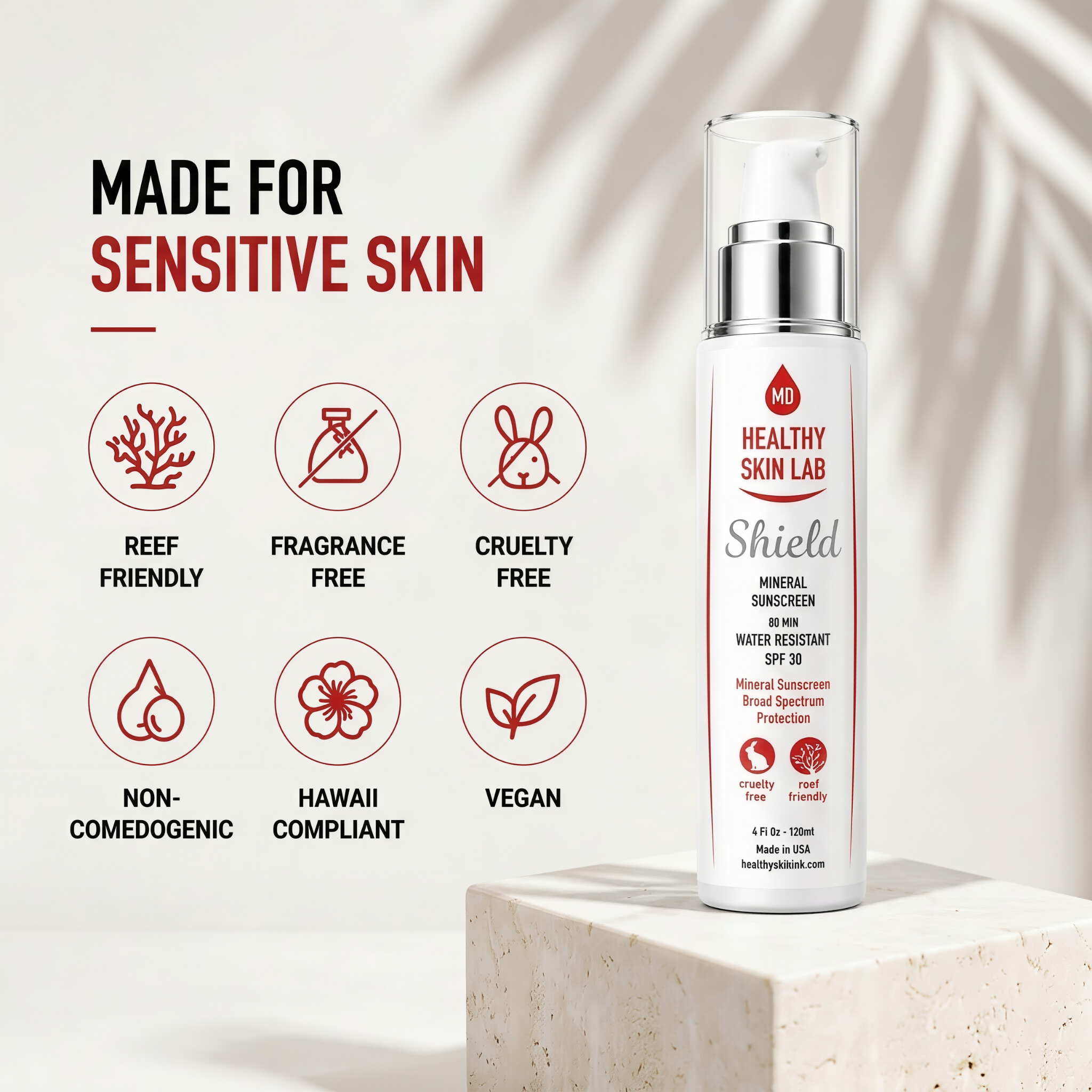 Shield Mineral Sunscreen (SPF 30)