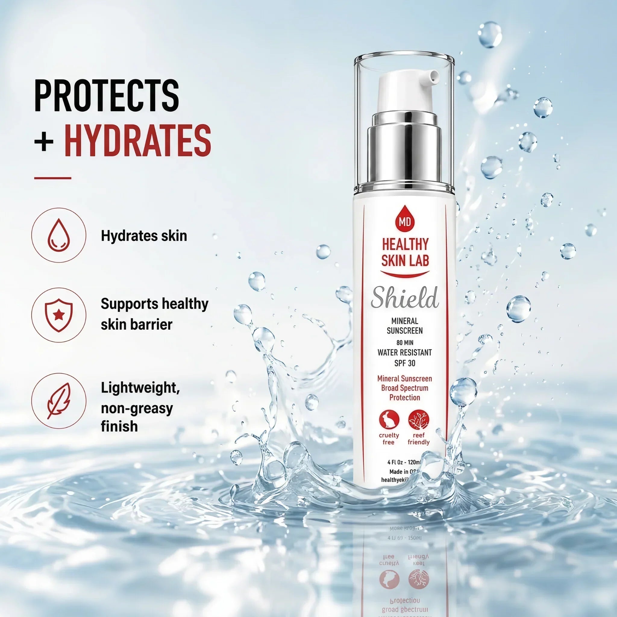Shield Mineral Sunscreen (SPF 30)