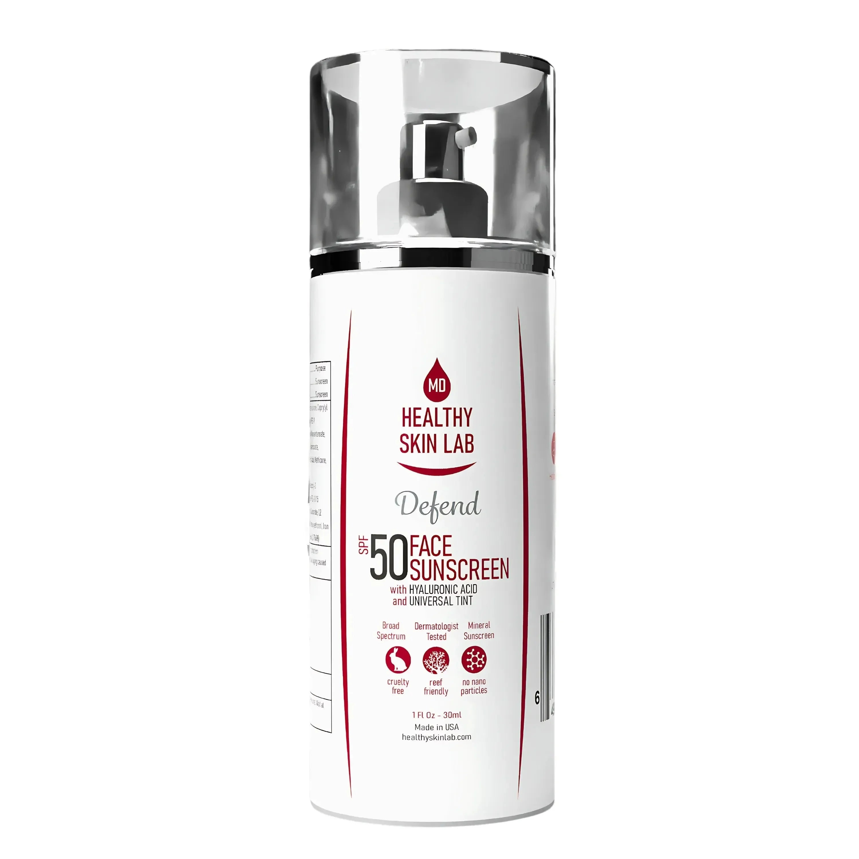 defend-spf50-tinted-mineral-face-sunscreen-moisturizer-healthy-skin-lab-2 - Healthy Skin Lab