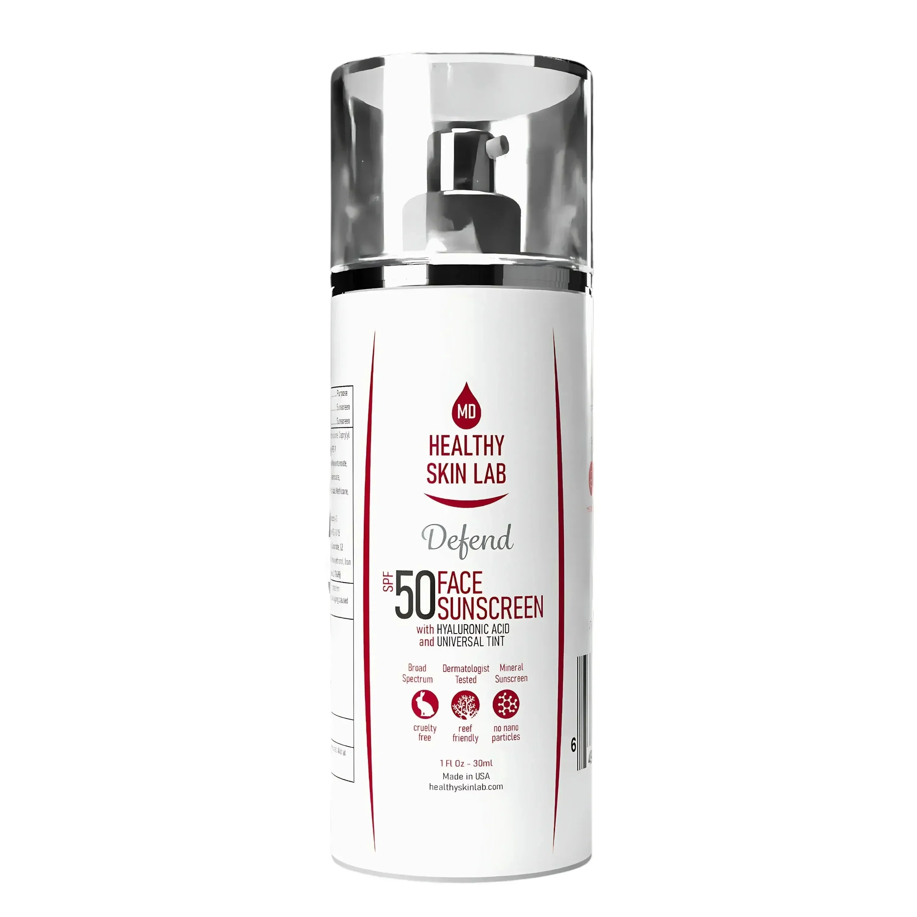 defend-spf50-tinted-mineral-face-sunscreen-moisturizer-healthy-skin-lab-2 - Healthy Skin Lab