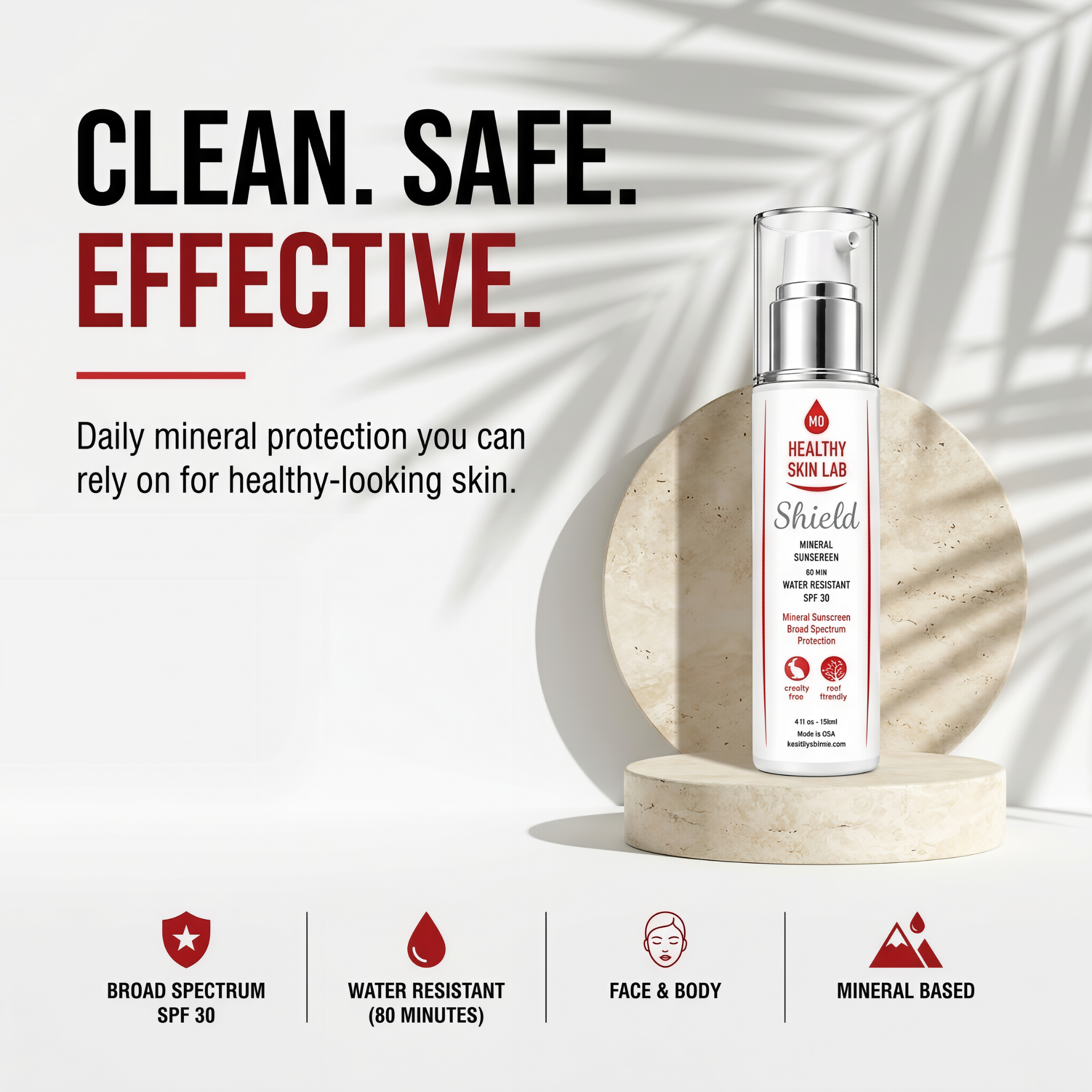 Shield Mineral Sunscreen (SPF 30)