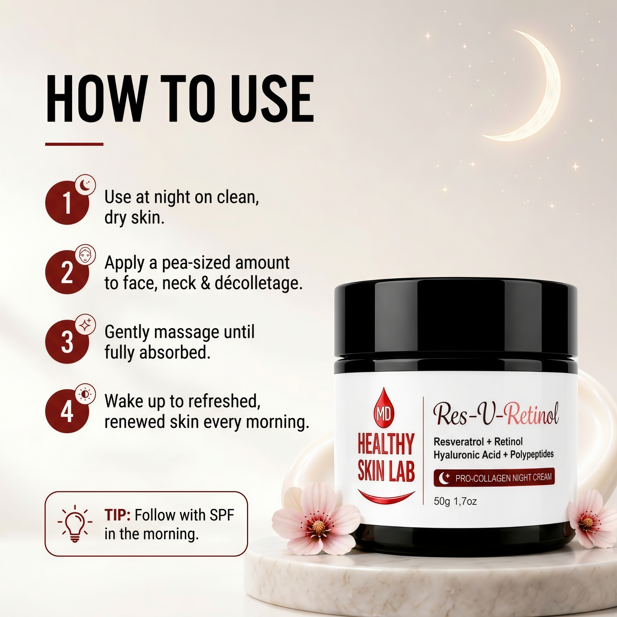 Res-V-Retinol Night Cream
