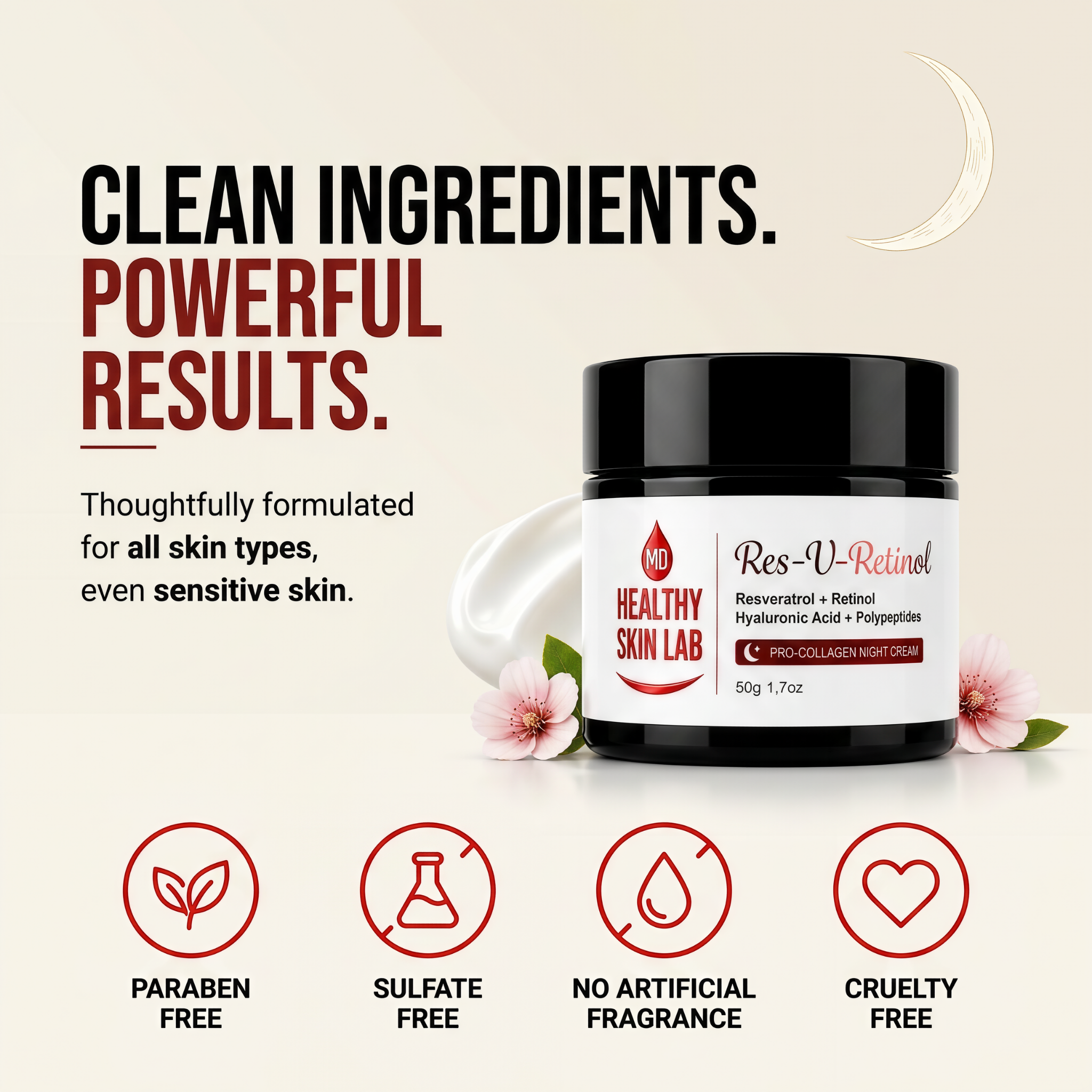 Res-V-Retinol Night Cream